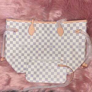 💎Louis Vuitton Neverfull MM Damier Azur💎